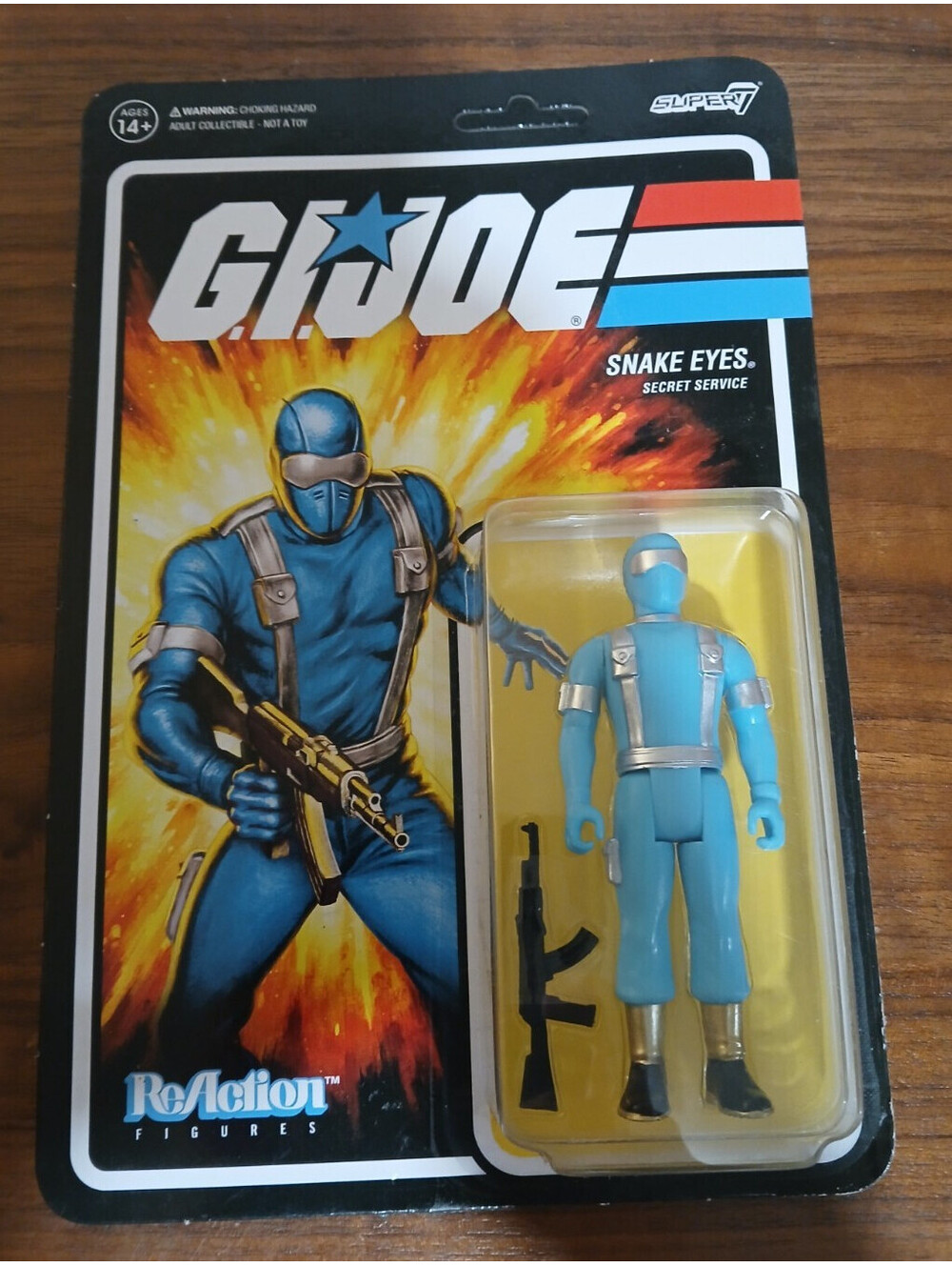 G.I. Joe Snake Eyes “Secret Service” Super 7 ReAction
